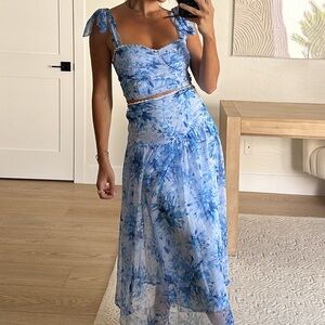 Petal & Pup blue set